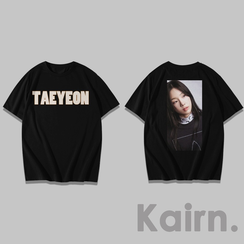 Kairon - เสื้อยืด Taeyeon / เสื้อยืด Kpop / แฟน ๆmerch / เสื้อยืดคอนเสิร์ต Taeyeon S-5XL