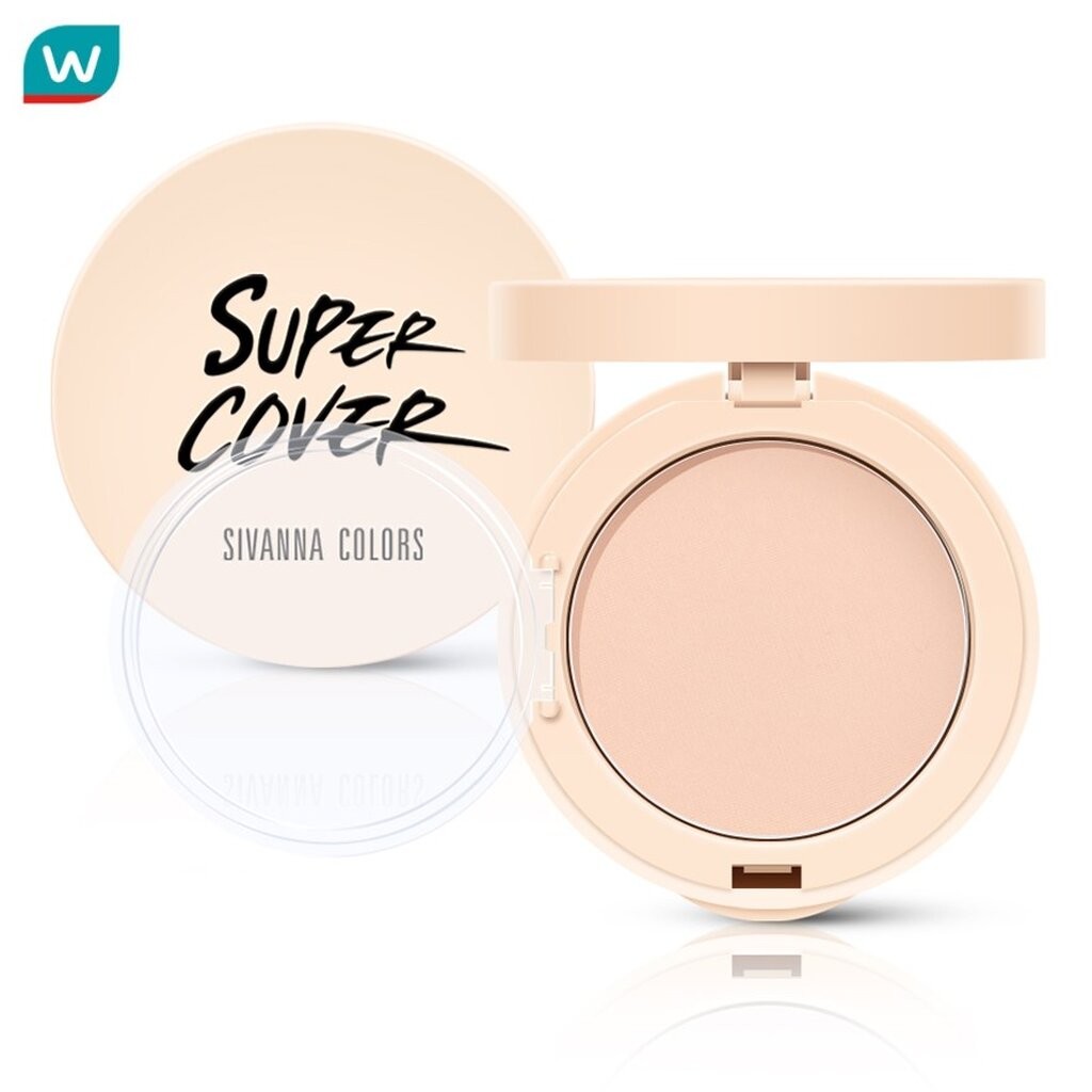 Sivanna ซีเวนน่า คัลเลอร์ส ซุปเปอร์ คัฟเวอร์ ลอง สเตย์ ฟาวเดชั่น พาวเดอร์ SPF30 PA+++ 10ก. 03