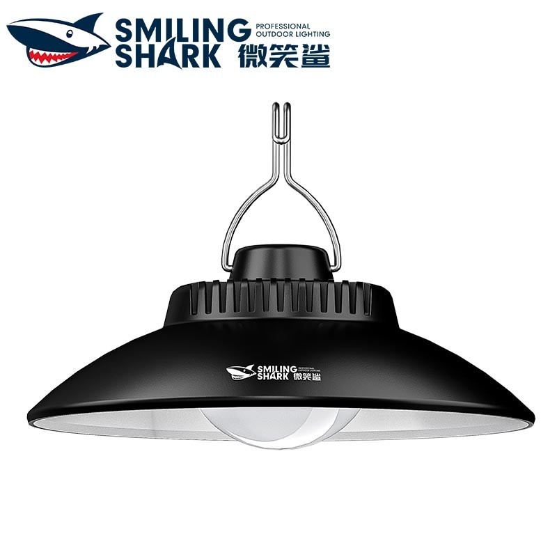 Smile Shark Camping Light Recharge โคมไฟเต็นท์กันน้ํา แสงสีขาว/เหลือง