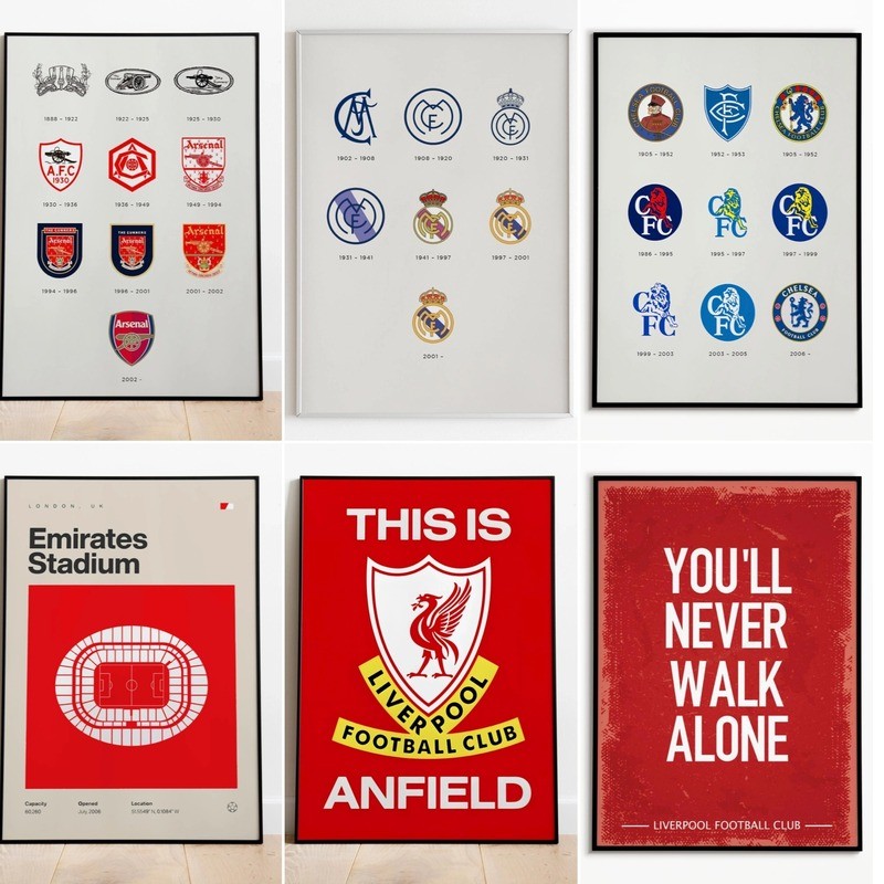 โปสเตอร์สนามเรอัลมาดริด สันติโก เบอร์นาบู พิมพ์ผ้าใบ ขนาดยืดหยุ่น