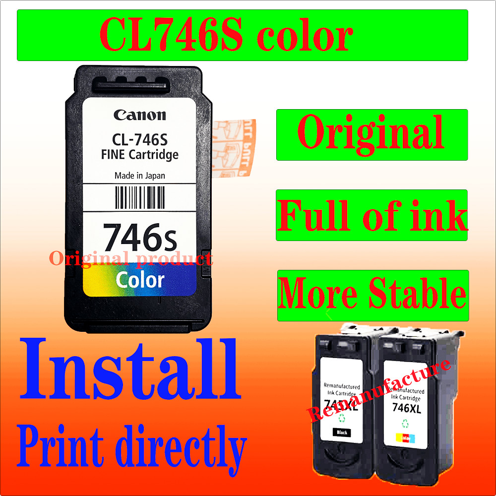 ใหม่ Canon 745 746 ตลับหมึก PG-745 CL-746 เติม PIXMA MG2470 2570 2580 2970 TS207 307 CISS Supply
