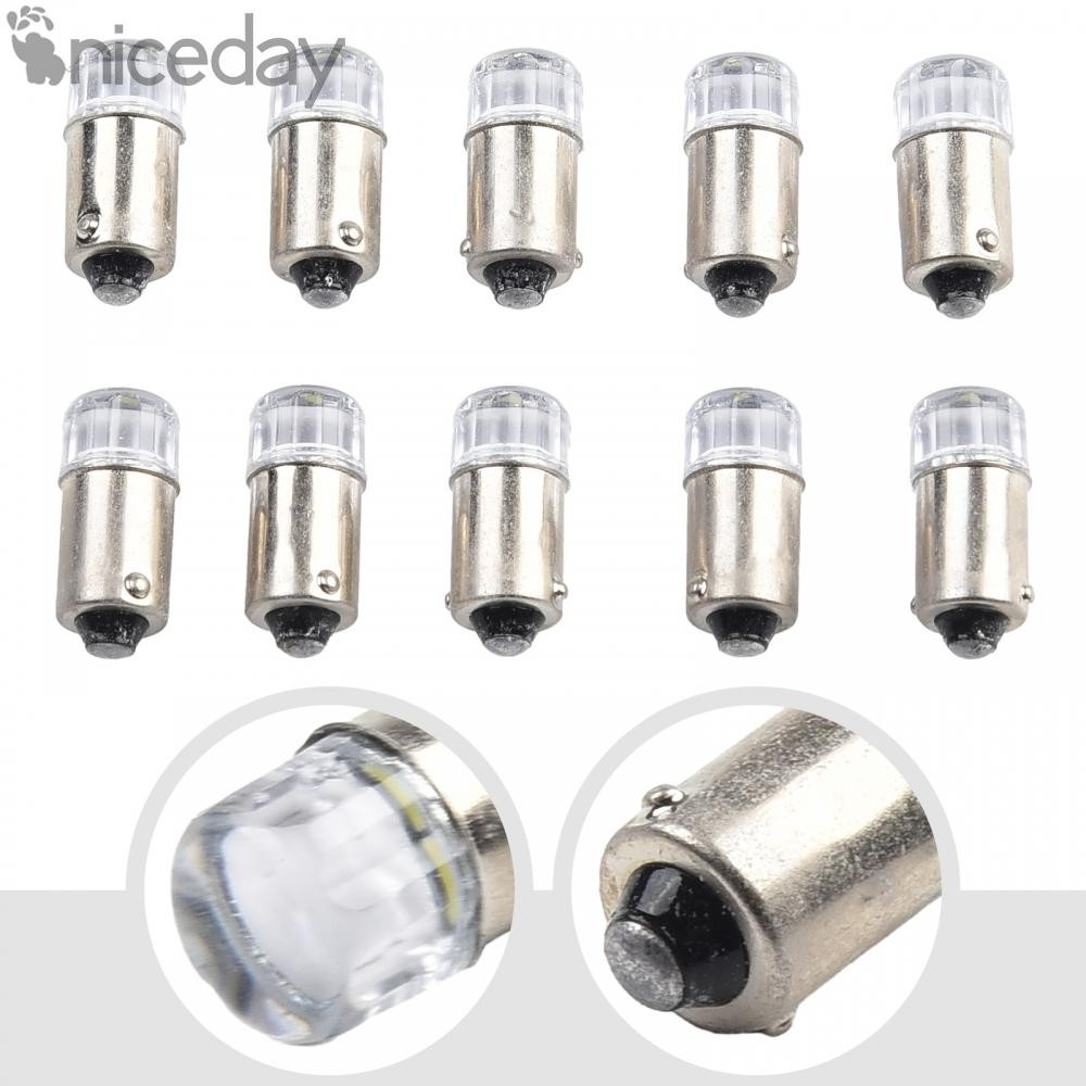ไฟส่องสว่างที่เชื่อถือได้แพ็คหลอดไฟ LED Ba9s 10 สําหรับแสงเครื่องมือ 12V