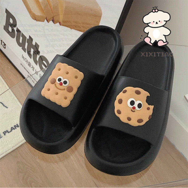 Xixitiao รองเท ้ าแตะฤดูร ้ อนบ ้ านในร ่ มสไตล ์ ใหม ่ น ่ ารักสบายนุ ่ มหนา Sole