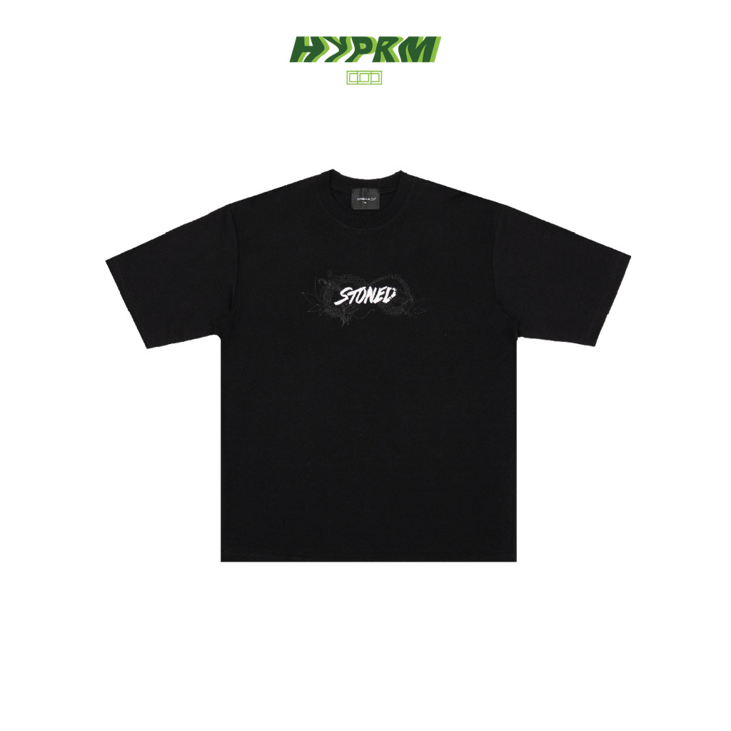 STONED & CO Genetic Naga Tee Black