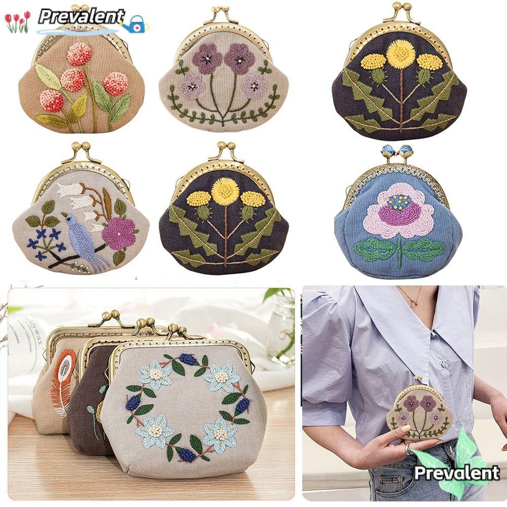 PREVA Cross ผู้หญิงของขวัญเย็บปักถักร้อย DIY หัตถกรรมดอกไม้รูปแบบ