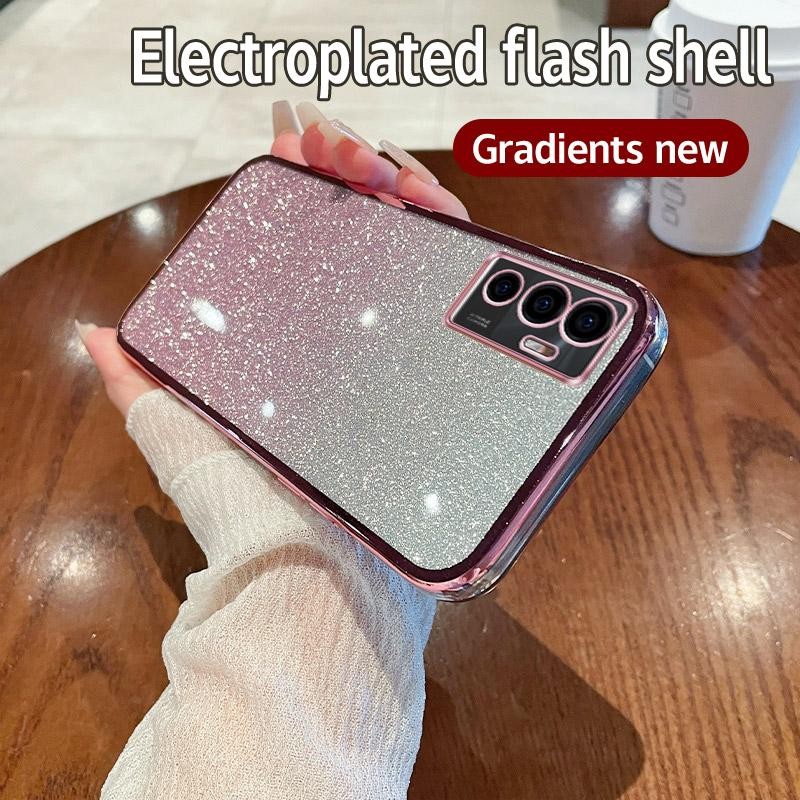 สําหรับrealme C75xกรณีBling SoftCase TPUโทรศัพท์มือถือกรณีRealme C75x C 75x RMX5020 ปลอกชุบซิลิโคนอ่