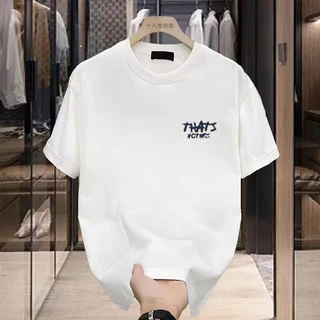 (จัดส่งตลอด 24 ชั่วโมง)Fanfei เสื้อยืดผู้ชายผู้หญิงฯลฯ สามข้ามสองด้านพิมพ์หนักผ้าฝ้ายแท้แขนสั้นชายหญิงท็อปส์