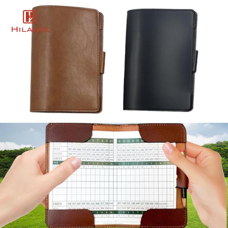 Hilabee Golf Scorecard Holder, Golf Scorecard Holder, หนัง PU, Score Card, สําหรับ