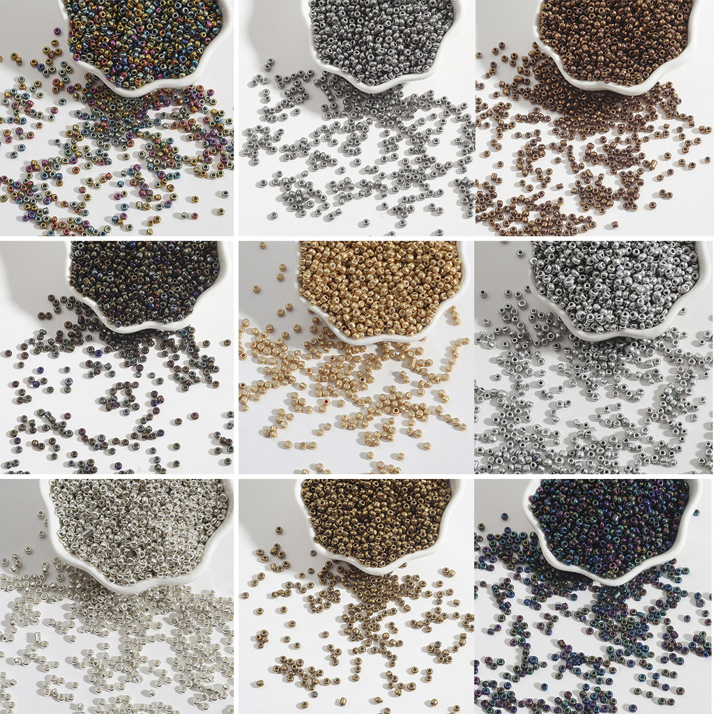 2/3/4 มม.สีโลหะ 150-1000pcs แก้วลูกปัดออสเตรียคริสตัลหลวมลูกปัดสําหรับผู้หญิงเครื่องประดับ DIY ทําอุปกรณ์เสริม