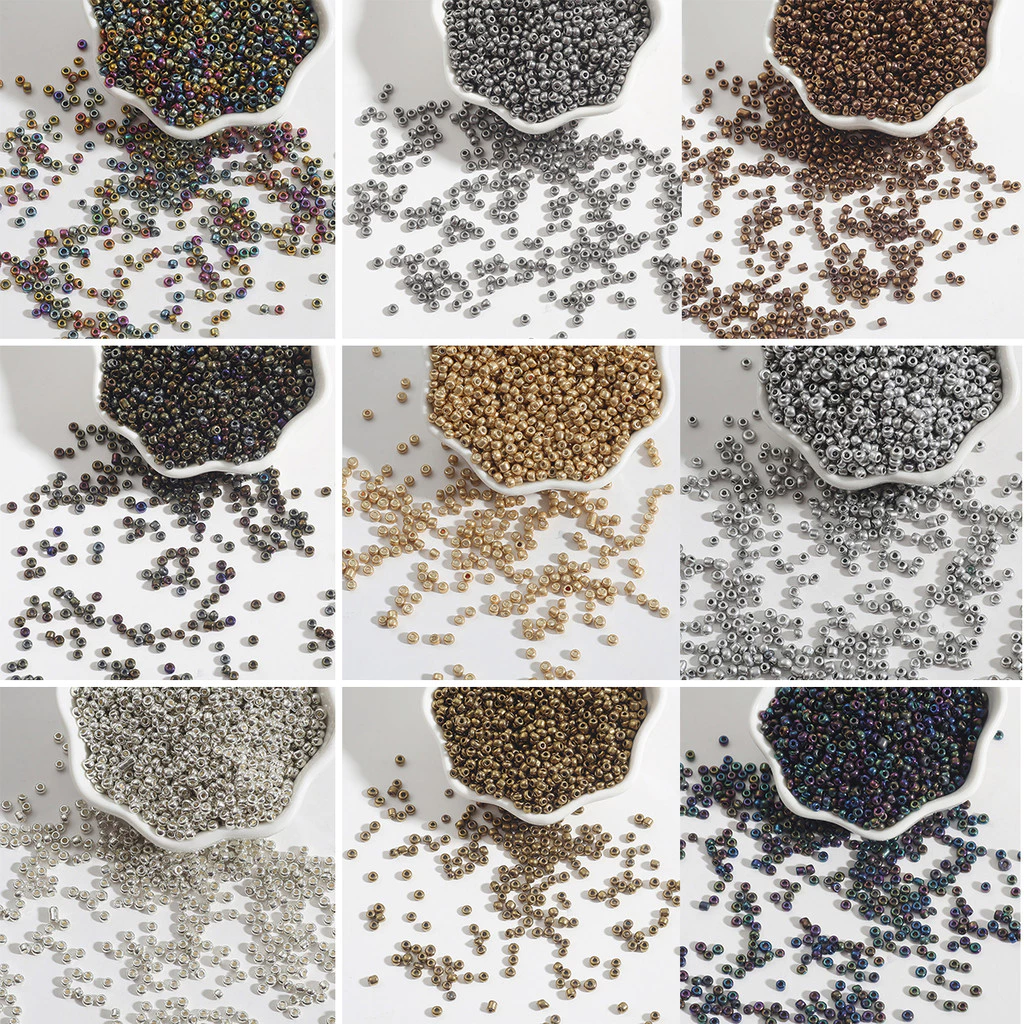 2/3/4 มม.สีโลหะ 150-1000pcs แก้วลูกปัดออสเตรียคริสตัลหลวมลูกปัดสําหรับผู้หญิงเครื่องประดับ DIY ทําอุปกรณ์เสริม