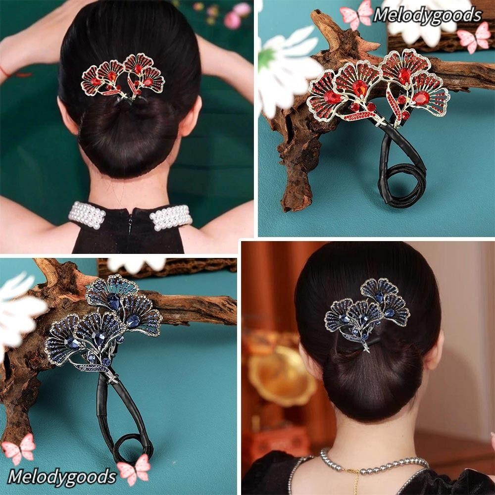 Melodg เครื่องทํามวยผม Twist, Easy Fast Snap Headwear ทรงผม Twist, Elegant Roll Hair Tool ผม Twister สําหรับสาว
