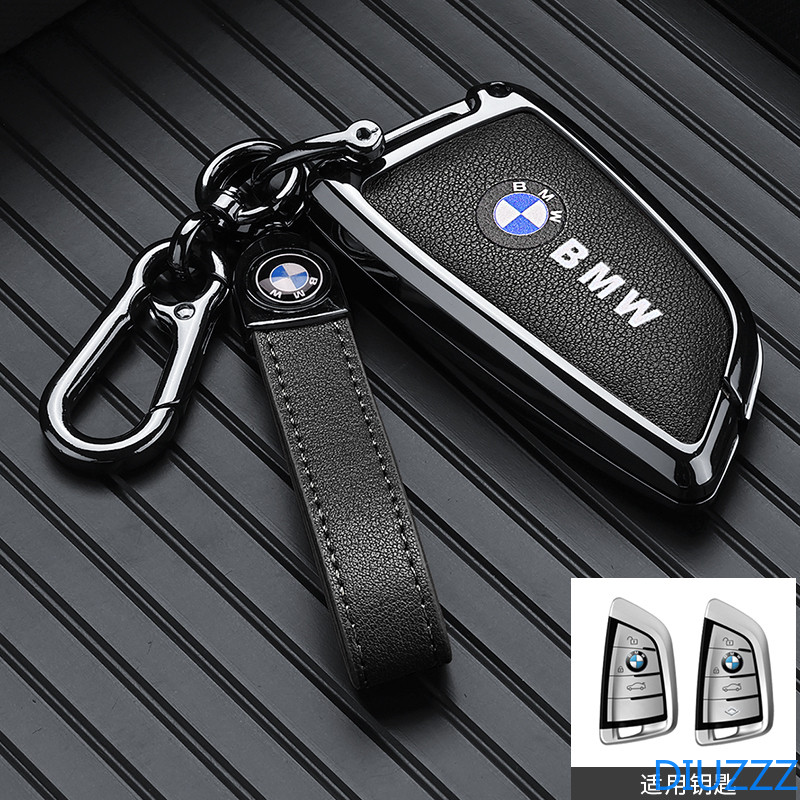 สังกะสีอัลลอยด์หนังรถ Remote Key กรณี Fob สําหรับ BMW X5 X6 X1 X3 X7 1 3 5 6 7 Series G20 G30 G11 F15 F16 G01 G02 F48 Keyless กระเป๋า