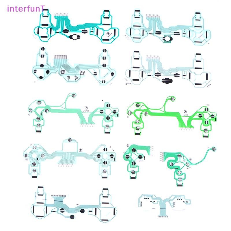 [InterfunT] Sa1q160a 159A 113A 135A 222A 194A Ribbon Circuit Board Film จอยสติ๊ก Flex Cable Conductive Film สําหรับคอนโทรลเลอร์ PS3 PS4 [ใหม่]