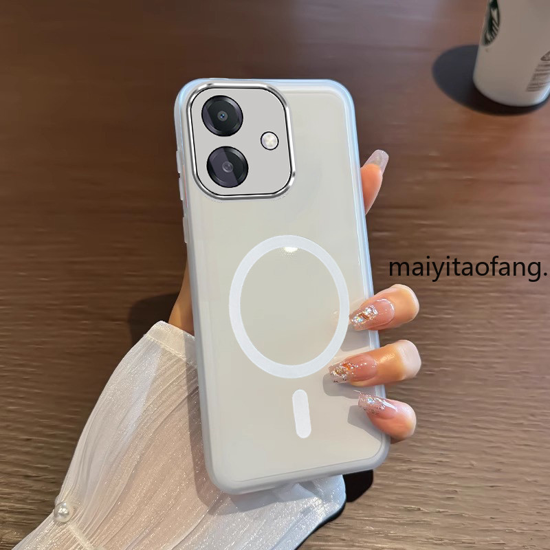 สําหรับ OPPO a3x OPPO a3 5g 2024 กระจกกันกระแทกขาตั้ง Anti-Fall ชุบเคสโทรศัพท์แบบนุ่มพร้อมเลนส์กล้องฝาหลัง XXXB1 - รูปที่ 6