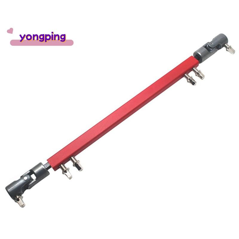 Double Kick Drum Pedal Drive Shaft Steel Bass Drum Pedal Linkage Connector Arm ,สีแดงใช้งานง่าย