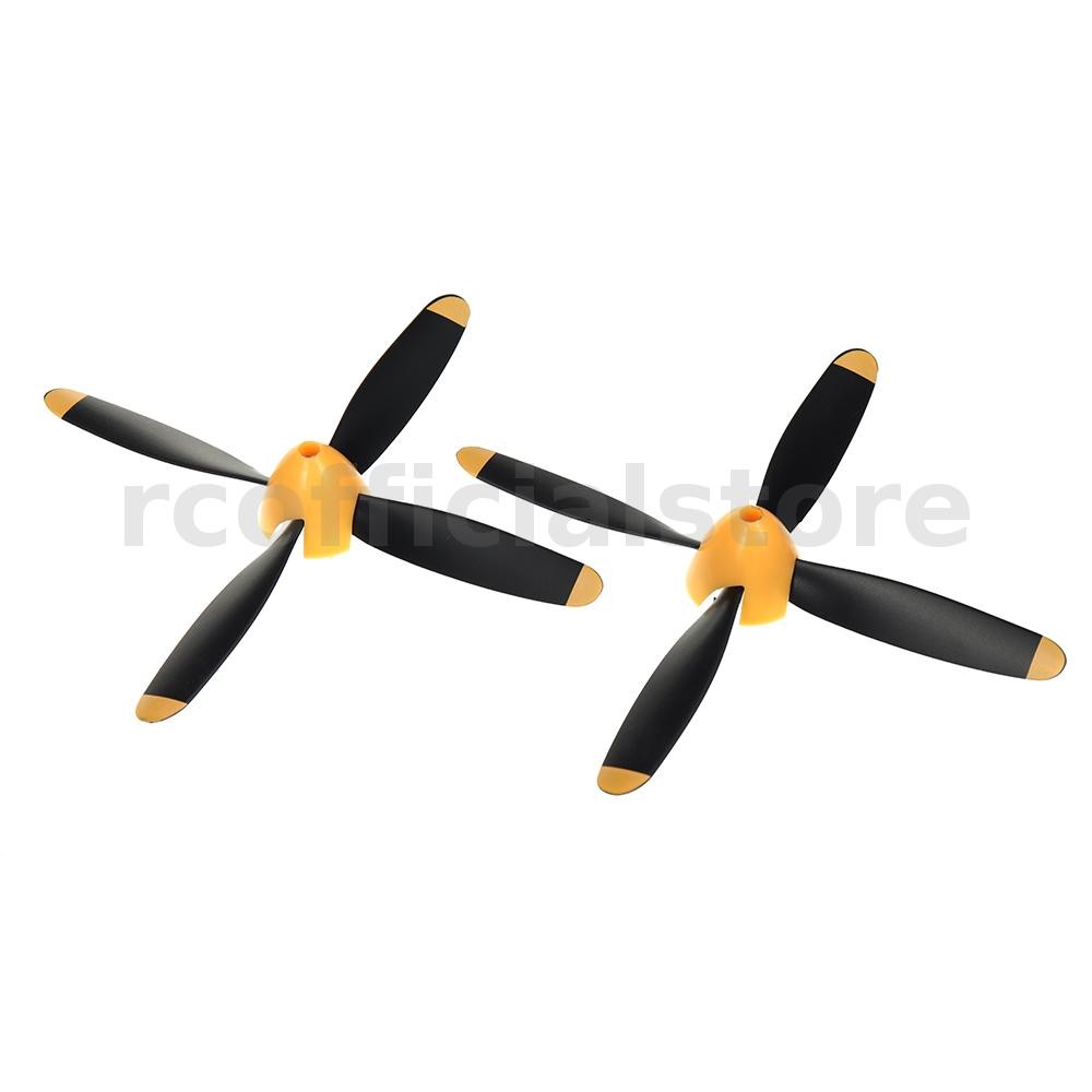 Volantexrc Mini Mustang P-51D RC เครื่องบินปีกคงที่อะไหล่ 4 ใบมีดใบพัดครบชุด