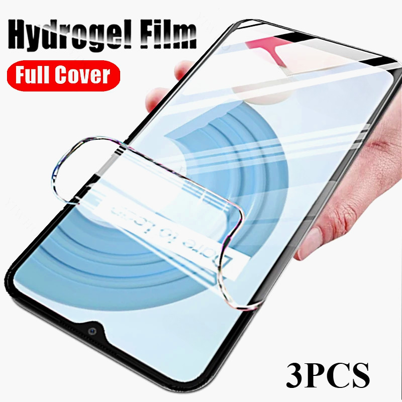 3PCS Frosted Hydrogel Screen Protector สําหรับ Realme 8i 8s 8 7i 7 6i 6s 6 5i 5s 5 3i 3 2 Pro Global