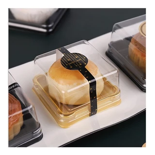 (มาถึงภายใน 24 ชั่วโมง)กลม สี่เหลี่ยม ฝา เค้กส้มอบ ไข่แดงกรอบกล่อง（50PCS）