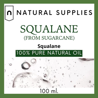 Pure Squalane (from sugarcane) สควาเลนบริสุทธิ์ จากอ้อย เกรดเครื่องสำอาง ขนาด 100, 500, 1000 ml
