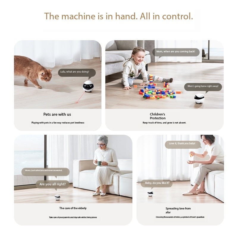 [ใน คลังสินค้า] EBO Air2 is a full-house mobile walking robot that monitors household electronics, cameras for bosses, boyfriends, girlfriends, pets, cats, wireless, plug-in remote control, companionship, and an intelligent camera head monitor