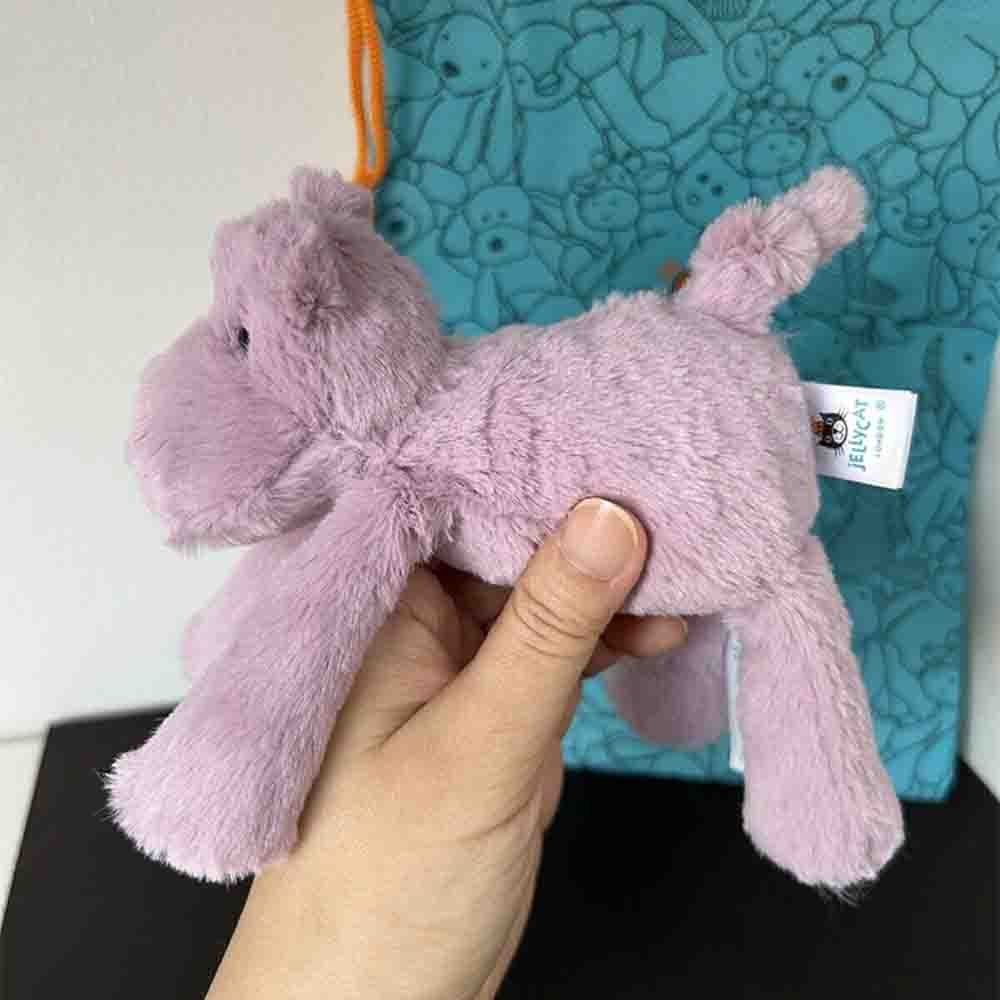 Jellycat Tiny Smudge Hippo Soft Plush Toy New With Dust Bag