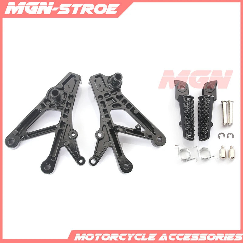 ด้านหน้า Footpegs หมุดเท้าเท้าเหยียบสําหรับ CBR600 F4 CBR600F4 1999-2000 CBR600F4I CBR600 F4I 2001-2