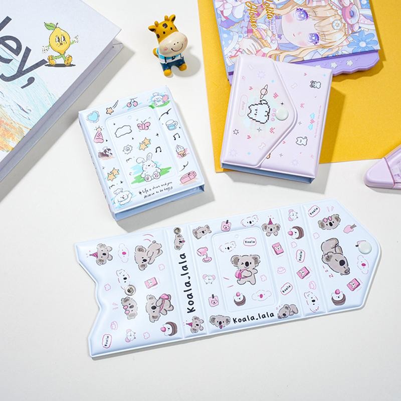 [mozh] อัลบั้มภาพน่ารัก 3 นิ้วผู้ถือบัตรภาพ Idol Card Binder คอลเลกชันหนังสือ 36 Pocket Book อัลบั้ม Photocard Storage Case [TH]
