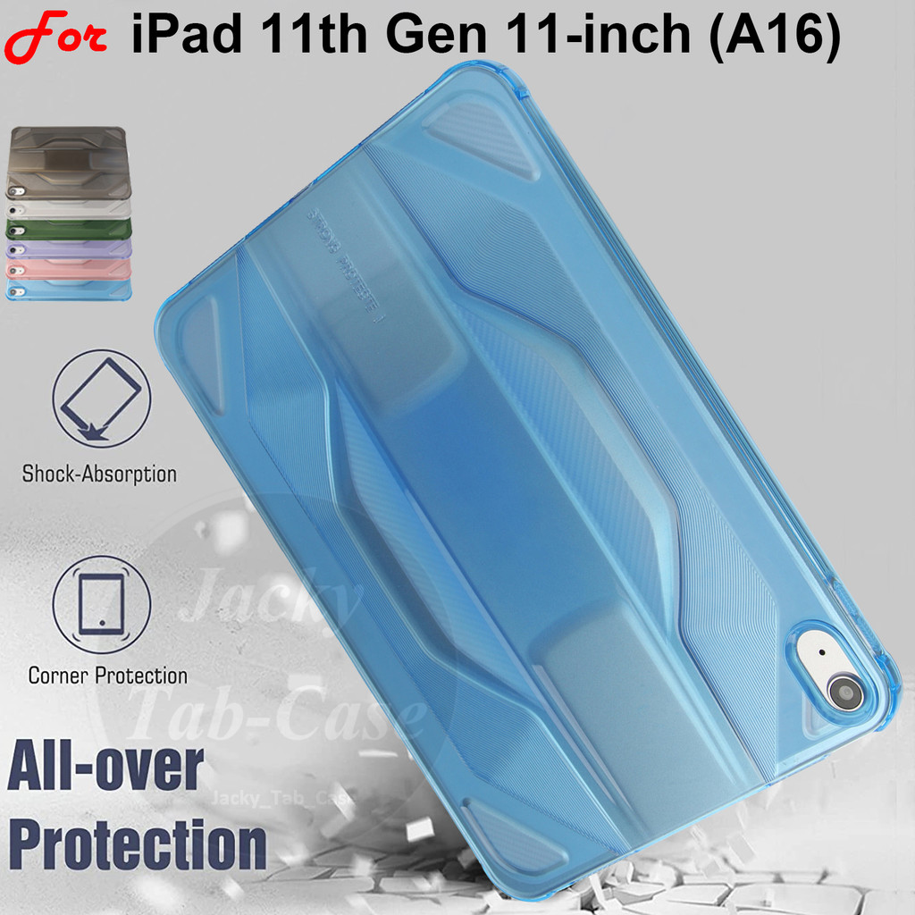 สําหรับ Apple iPad A16 11 นิ้ว 2025 iPad10 10th 11th generation 2022 10.9" เคสซิลิโคนอ่อนนุ่มคุณภาพสูงหนากันกระแทก A3355 A3356
