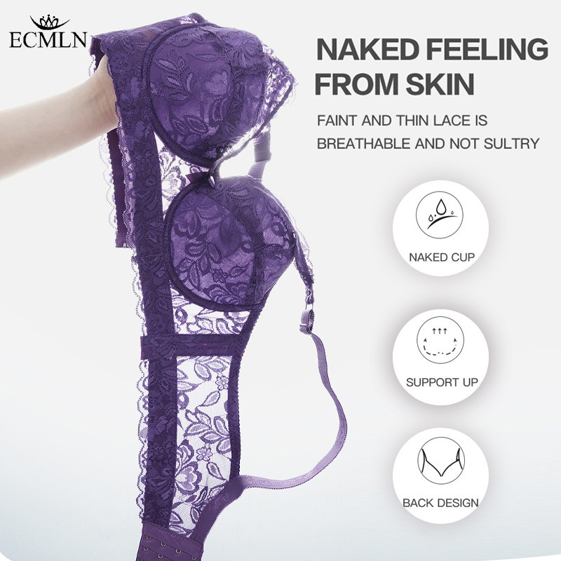 2025 Plus ขนาดใหญ่ขนาดใหญ่ Bralette Lace Bras ชุดชั้นในสตรีชุดชั้นในเซ็กซี่