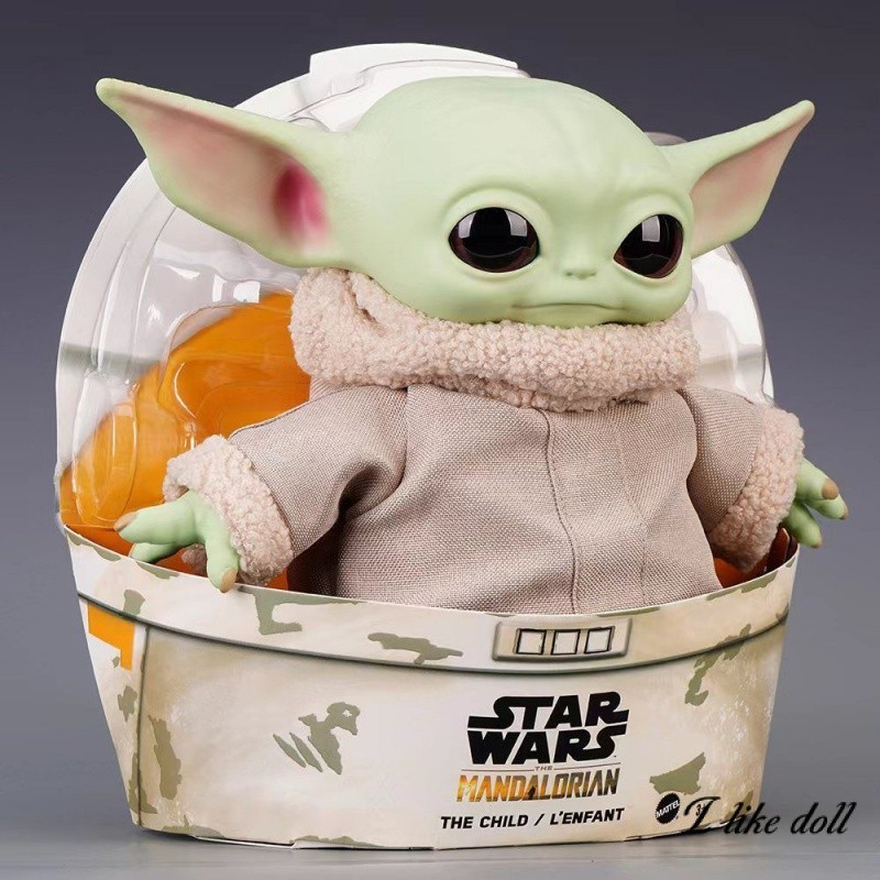 【พร้อมส่ง】star wars figure/star wars ตุ๊กตา Star Wars Baby Yoda ผ้ากํามะหยี่ขนนิ่ม ขนาดใหญ่ 36.6 ซม. เครื่องประดับ สําหรับของขวัญ
