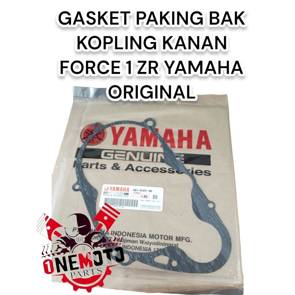 Orimoto - RIGHT CLUTCH GASKET CRANKCASE COVER 1 FORCE 1 ZR YAMAHA 3AY-E5451-09 เดิม
