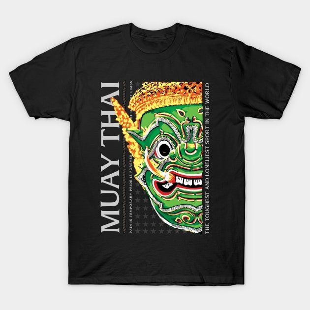 THAILAND muay thai T-SHIRT แขนสั้นผ้าฝ้าย สไตล์ไทย T2 สามารถสวมใส่ได้ทั้งชายและหญิง