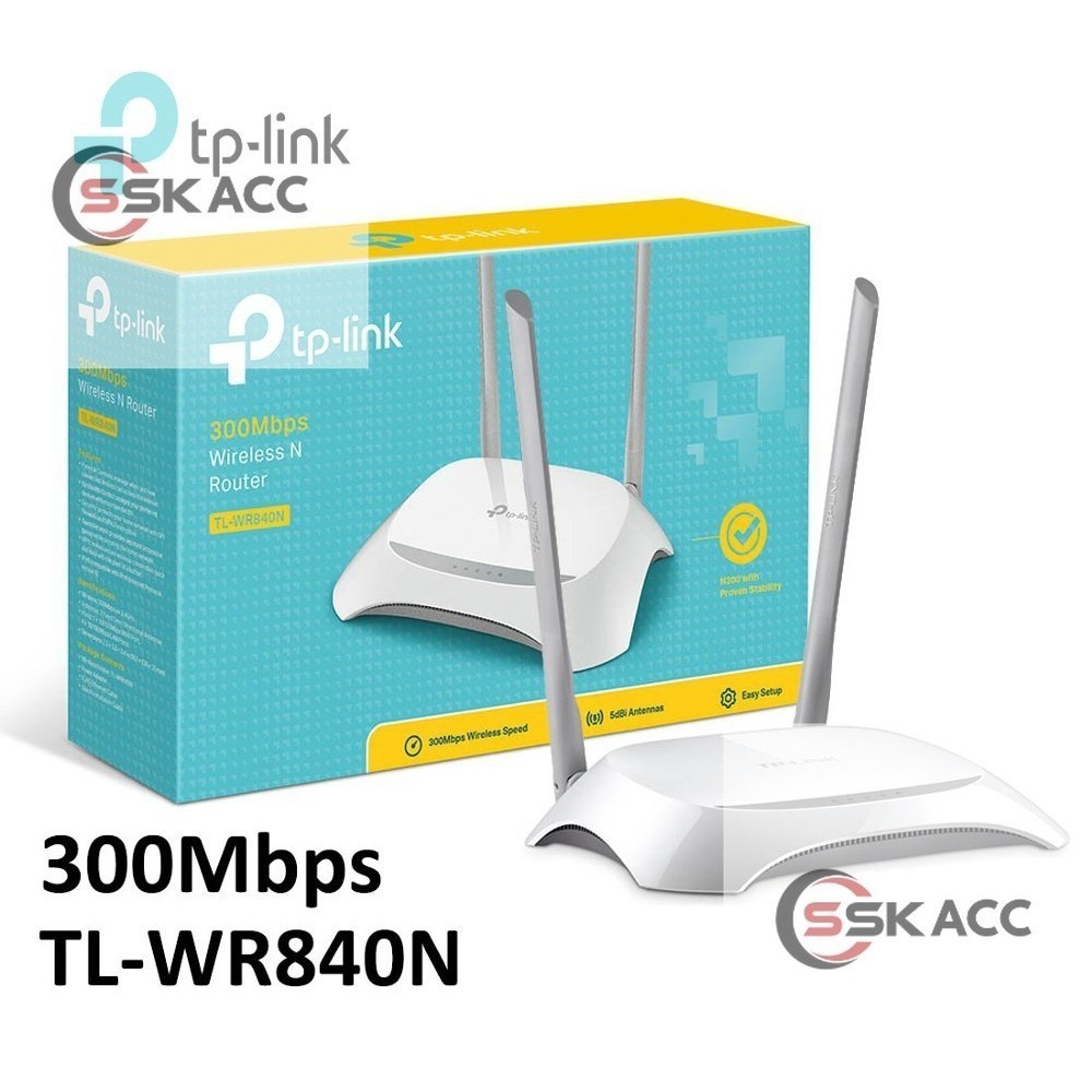 TP-LINK TL-WR840N 300Mbps เราเตอร์ไร้สาย / เราเตอร์ไร้สาย TPLINK WR840N SSKACC-COMPUTER