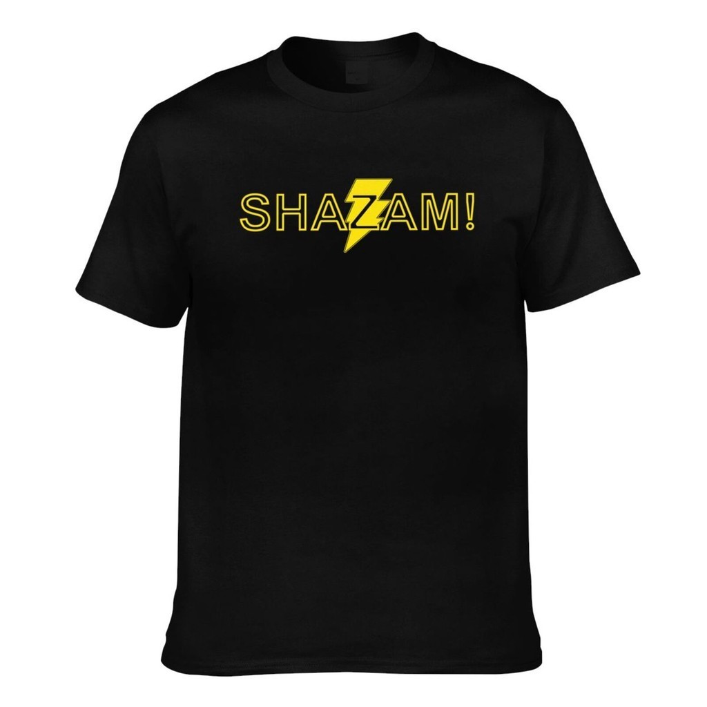 เสื้อยืดโลโก้ชาย Shazam Vintage