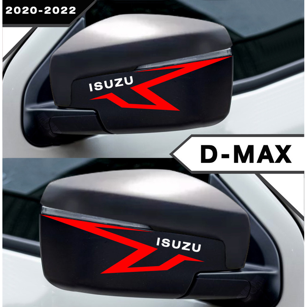 สติ๊กเกอร์ติดกระจกมองหลัง Isuzu d-max V-Cross X Series