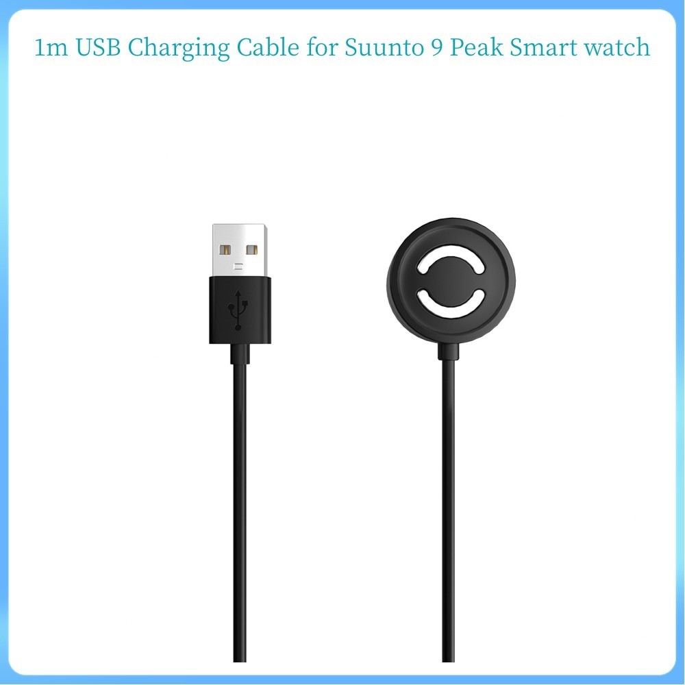 สายชาร์จ USB 1 เมตรสําหรับ Suunto 9 Peak Smart watch Charger สายไฟเปลี่ยนอุปกรณ์เสริม
