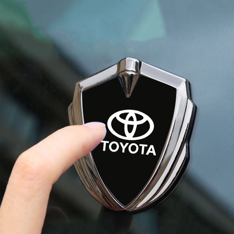 สติกเกอร์ ลายตราสัญลักษณ์ 1 ชิ้น สําหรับ Toyota Innova Camry Corolla Tacoma Hilux Vios Yaris Hiace Avanza