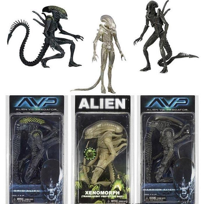 โมเดลเอเลี่ยน NECA Alien Wars Predator Alien Alien 7th Wave AVP แบบเคลื่อนย้ายได้
