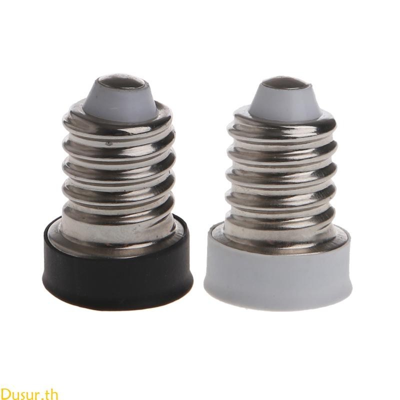 Dusur อะแดปเตอร์แปลงซ็อกเก็ตหลอดไฟ LED E14 เป็น E12 1 ชิ้น