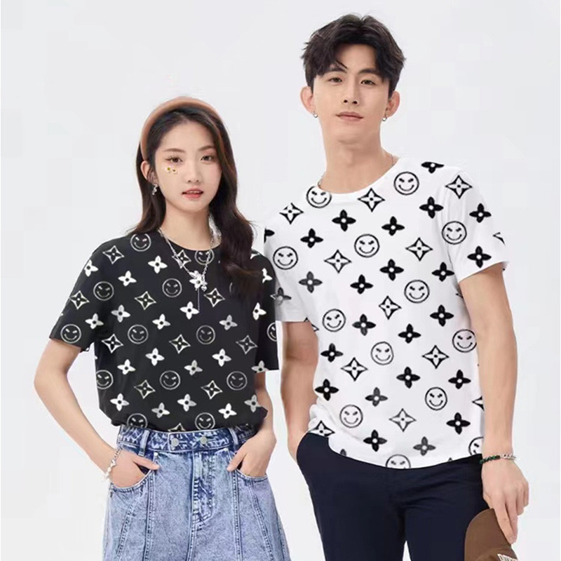 TT HOMEเสื้อยืดผู้ชาย พิมพ์ลาย แขนสั้น เนื้อผ้าดี ใส่สบาย ระบายอากาศได้ด T-shirt