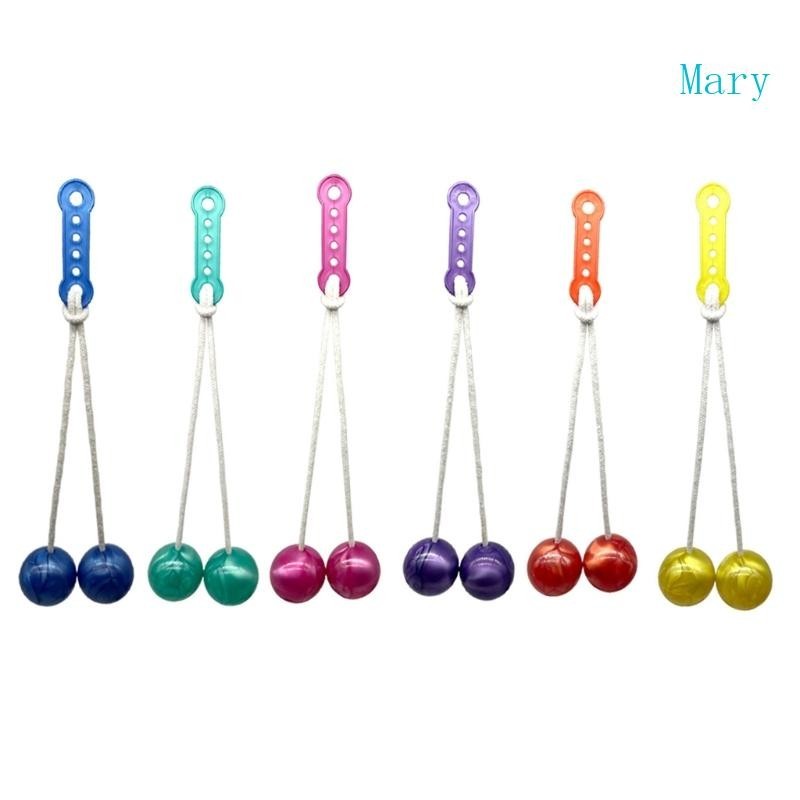 Mary Pro-Clackers Balls On A String เครื่องทําเสียงรบกวน ของเล่นคลายเครียด lato lato