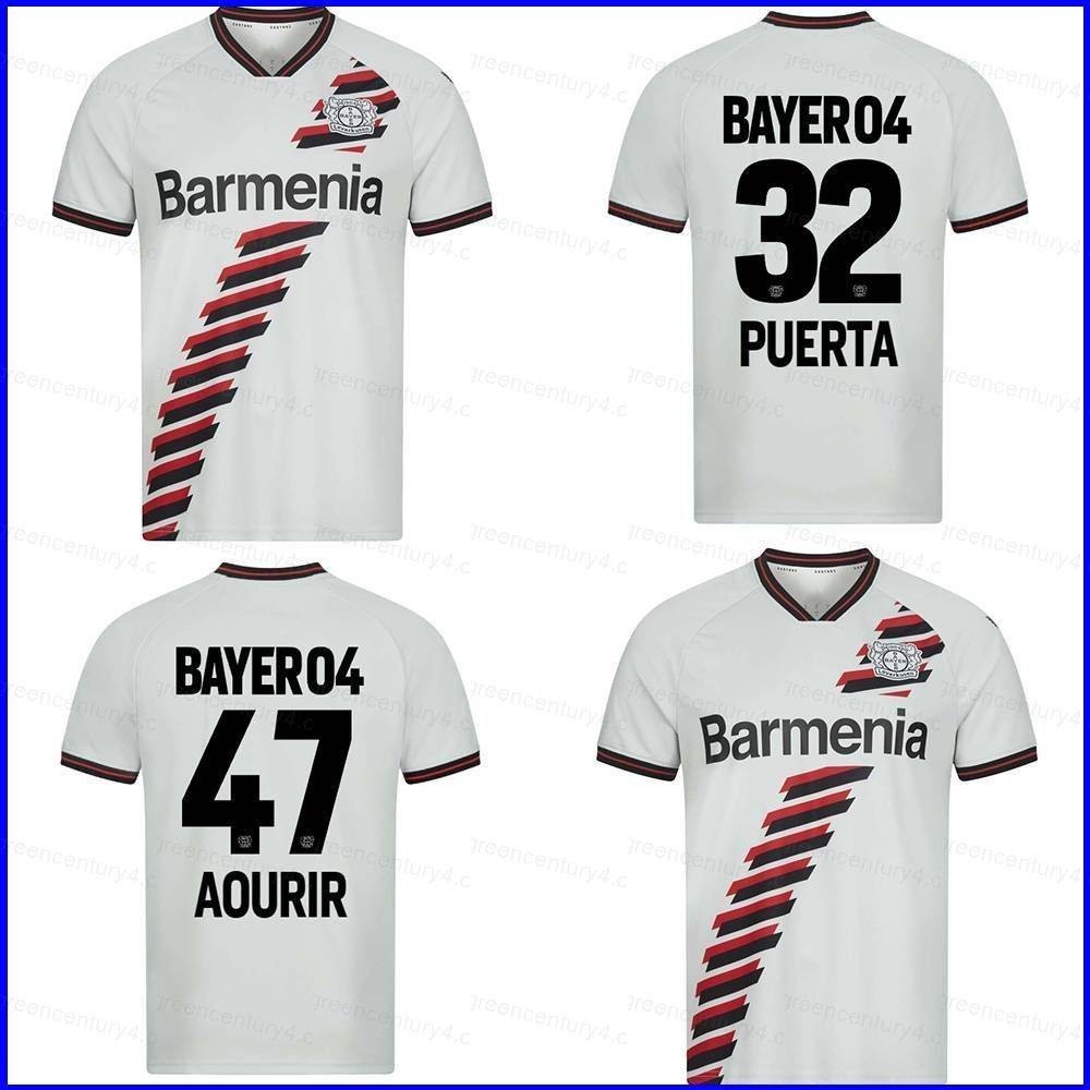 เสื้อยืด ลาย Doly1 2023-2024 Bundesliga Bayer 04 Leverkusen Puerta Aourir พลัสไซซ์ สําหรับเด็ก และผู้ใหญ่