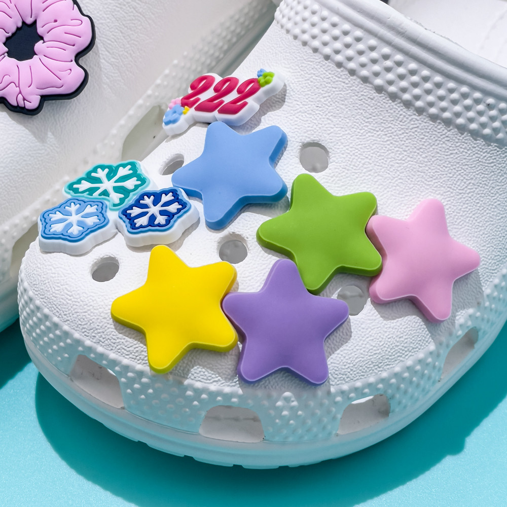 CROCS แว่นตากันแดด ลายการ์ตูนเมฆ ดาว ดอกทานตะวัน หน้ายิ้ม เหมาะกับฤดูร้อน สําหรับผู้หญิง