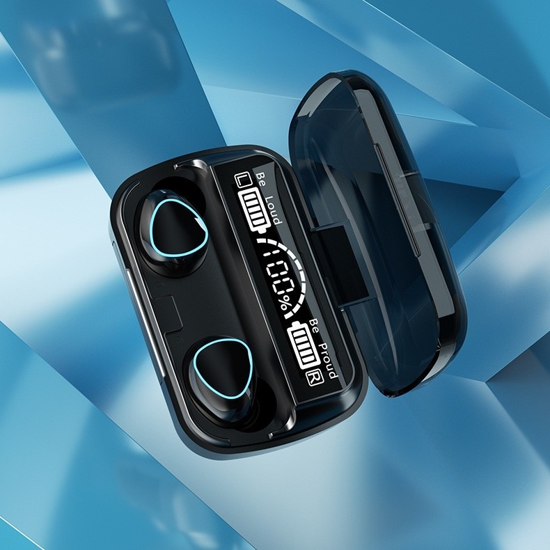 ไร้สาย Bluetooth ในหู Noise Cancelling Earbuds หูฟังเบสหนักๆ หูฟังบลูทูธกันน้ำ กันน้ำ