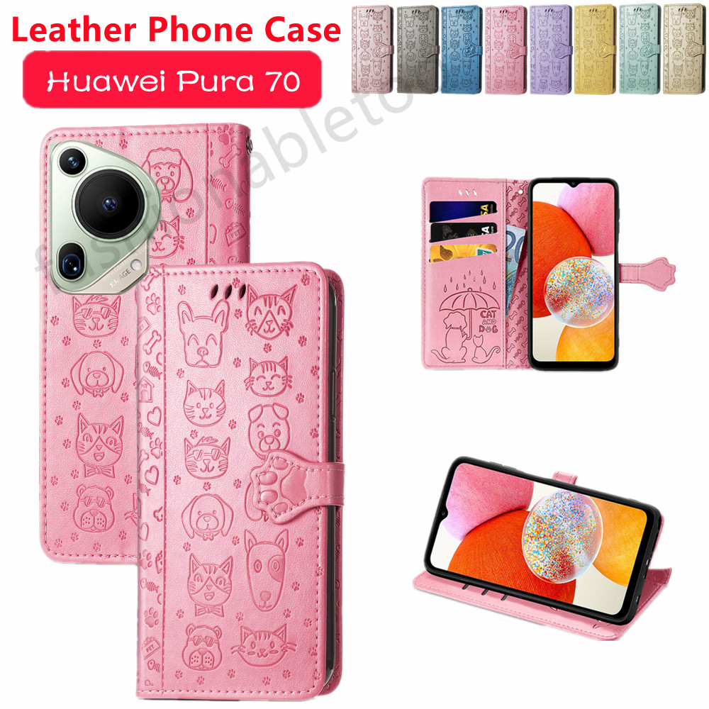 เคสโทรศัพท์มือถือหนัง Pura 70 pro + 70proplus 70pro+ 70 Ultra 70Ultra Pura70pro+ Pura70proplus Pura70Ultra ฝาพับแม่เหล็ก กันกระแทก ด้านหลัง สําหรับ Huawei Pura 70 pro + 70proplus 70pro+