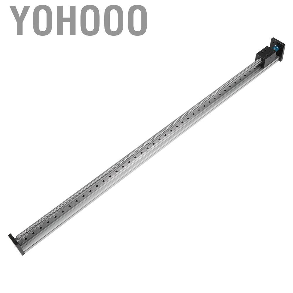 Yohooo 1000mm Linear Rail Slide Guide Ball Screw Manual Sliding Table M4