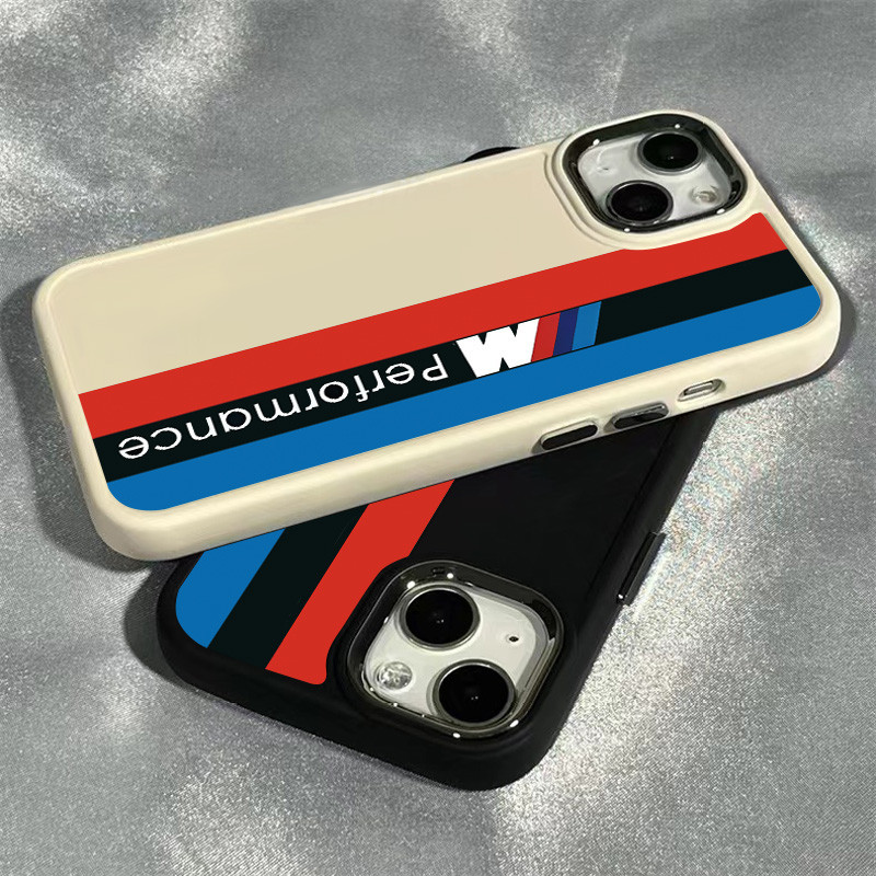 ใหม ่ เรียบง ่ าย Racetrack รูปแบบโทรศัพท ์ สําหรับIPhone11 12 13 14 15 Pro MAX 7 8 Plus X XR XS MAX SE 2020 หรูหรานุ ่ มกันกระแทกกรณี