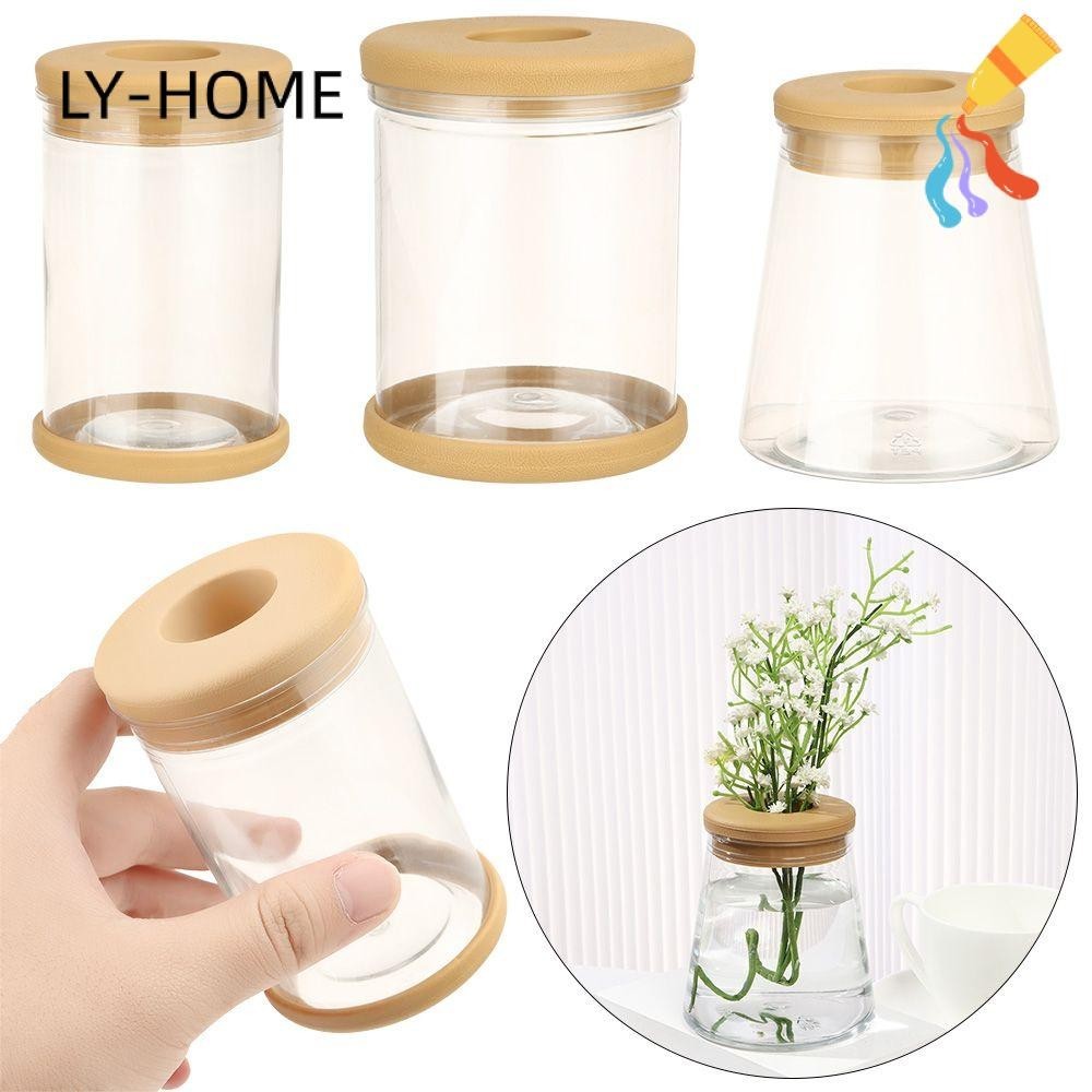 Ly กระถางกล้วยไม้ ทรงกลม สีเขียว พร้อมช่องระบายน้ํา สําหรับปลูกต้นไม้ ต้นกระบองเพชร ในร่ม
