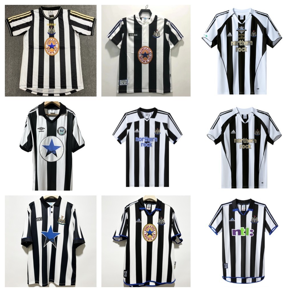 เสื ้ อฟุตบอลคุณภาพสูง Newcastle United Home Vintage