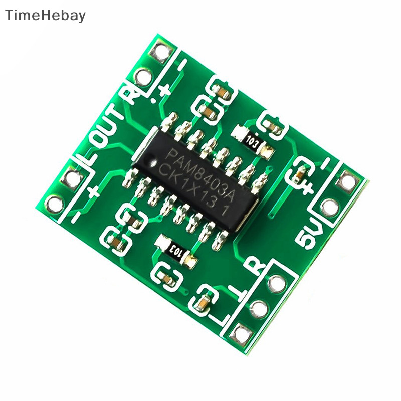 Timehebay 1/5/pcs 2.5-5V Miniture Mini Digital Audio Amplifier Board 2x3W PAM8403 Class D ลําโพงโมดูลแหล ่ งจ ่ ายไฟ USB 2.5 ถึง 5V EN